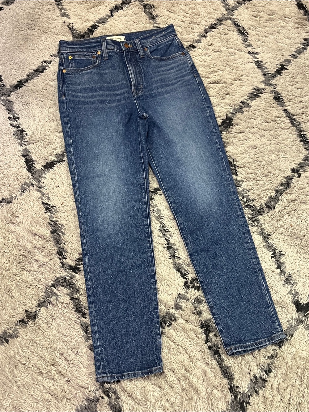 NWOT Madewell The Perfect Vintage Jean 27 High Rise Straight DM7530 - Picture 2 of 10